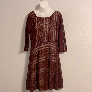 Eggplant purple dress